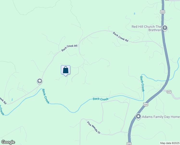 map of restaurants, bars, coffee shops, grocery stores, and more near 6729 Marigold Circle in Boones Mill
