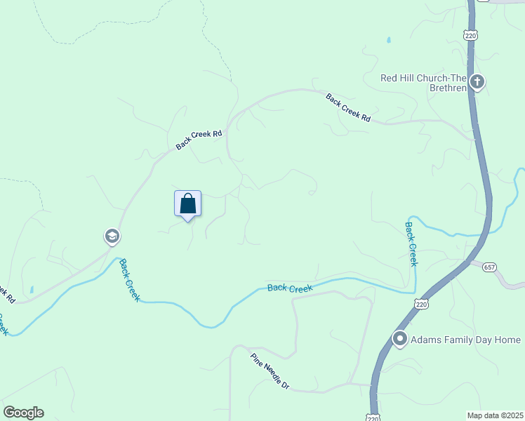map of restaurants, bars, coffee shops, grocery stores, and more near 6729 Marigold Circle in Boones Mill