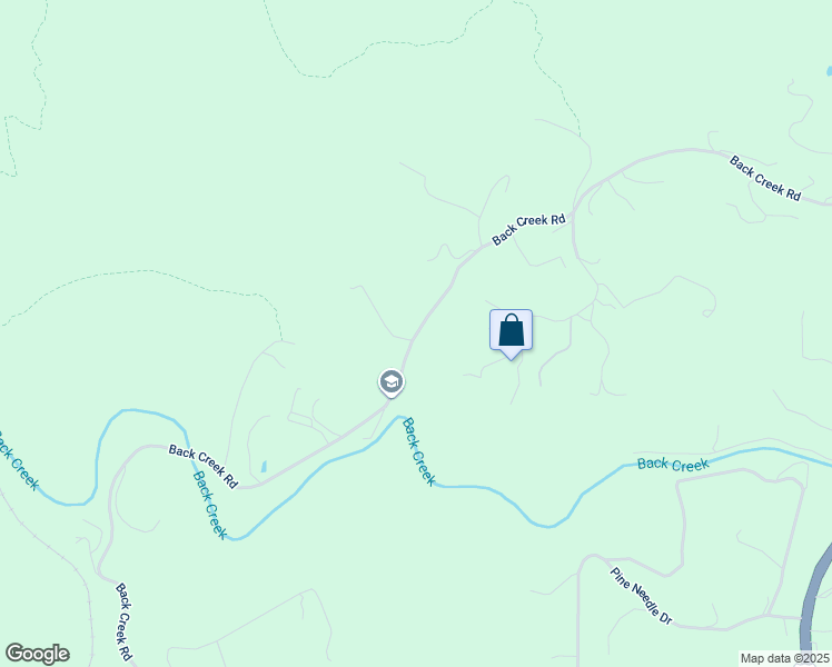 map of restaurants, bars, coffee shops, grocery stores, and more near 6675 Back Creek Road in Boones Mill