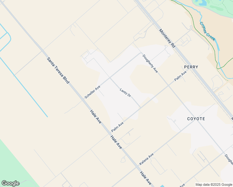 map of restaurants, bars, coffee shops, grocery stores, and more near 9845 Lantz Drive in Morgan Hill