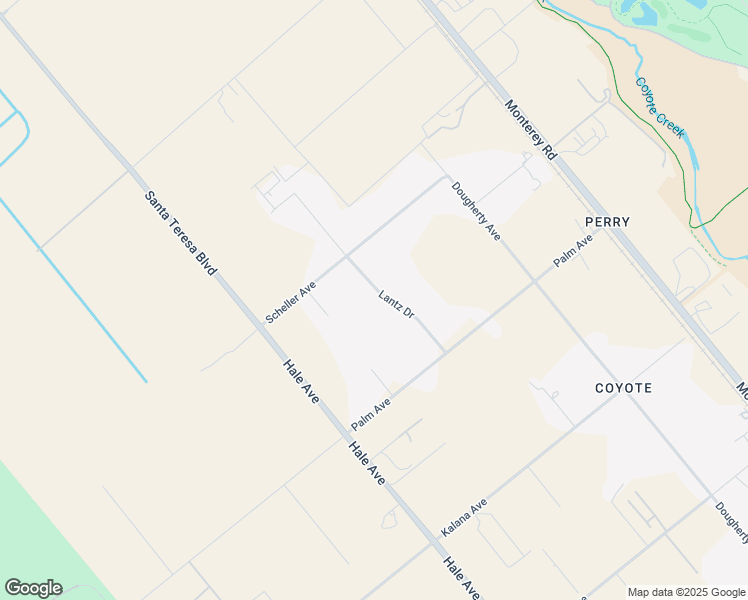 map of restaurants, bars, coffee shops, grocery stores, and more near 9845 Lantz Drive in Morgan Hill