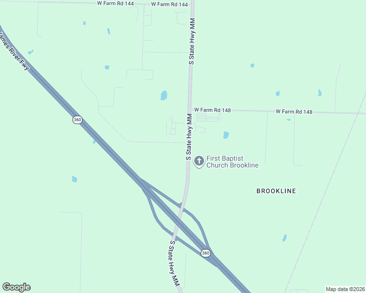 map of restaurants, bars, coffee shops, grocery stores, and more near 1951 South State Highway MM in Springfield