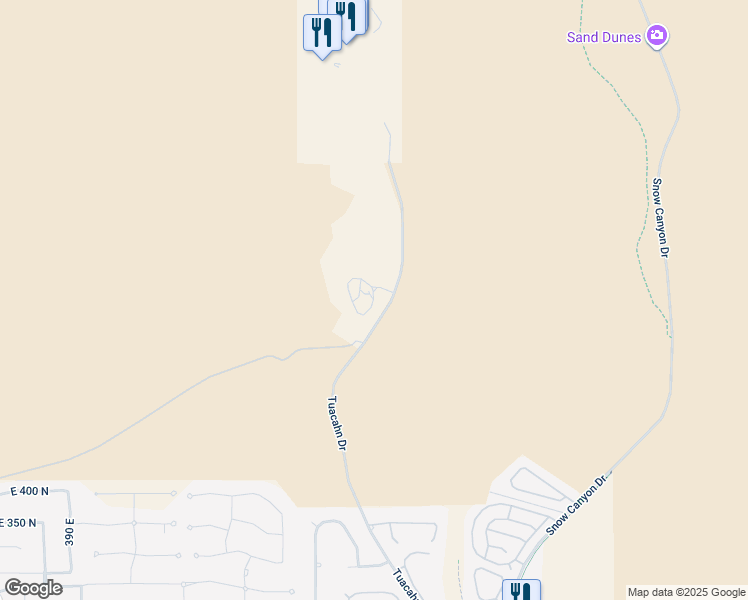 map of restaurants, bars, coffee shops, grocery stores, and more near 706 Sanctuary Place in Ivins