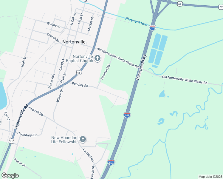 map of restaurants, bars, coffee shops, grocery stores, and more near 201-499 Pendley Rd in Nortonville