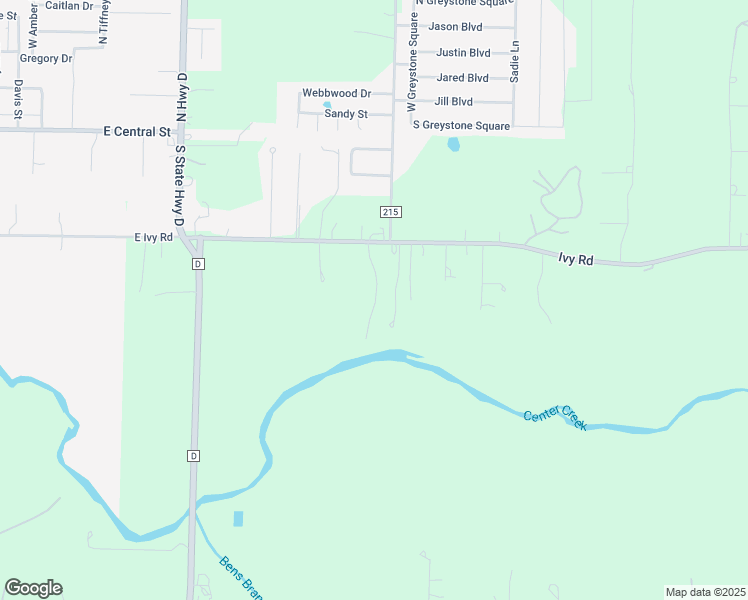 map of restaurants, bars, coffee shops, grocery stores, and more near 8770 County Lane 216 in Oronogo