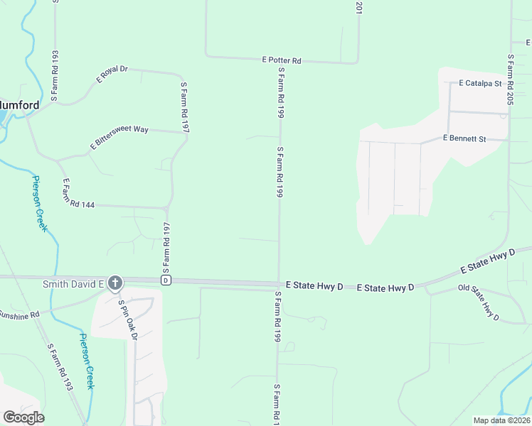 map of restaurants, bars, coffee shops, grocery stores, and more near 1511 South Farm Road 199 in Springfield