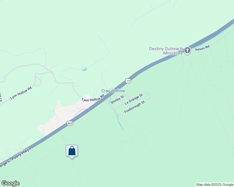 map of restaurants, bars, coffee shops, grocery stores, and more near Governor G C Peery Highway in Tazewell