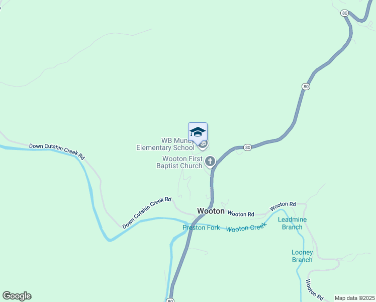 map of restaurants, bars, coffee shops, grocery stores, and more near in Wooton