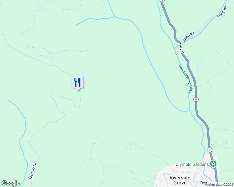 map of restaurants, bars, coffee shops, grocery stores, and more near in Boulder Creek