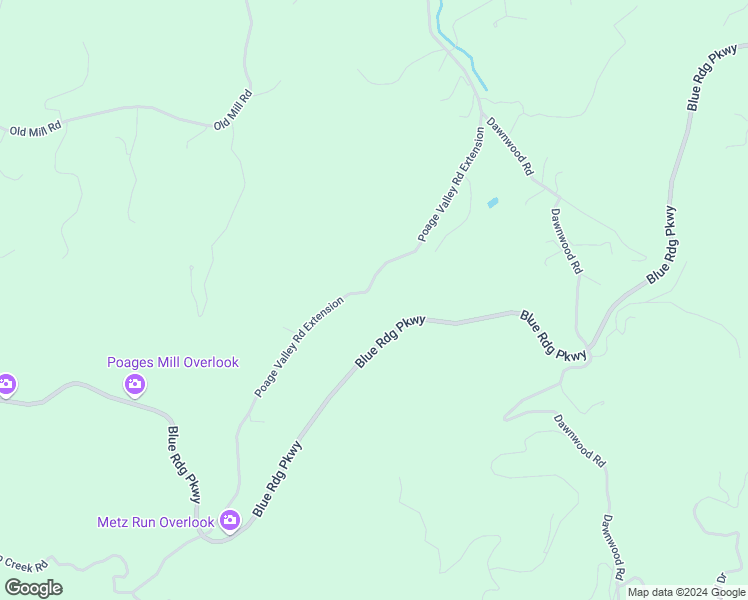map of restaurants, bars, coffee shops, grocery stores, and more near 6932 Poage Valley Road Extension in Roanoke