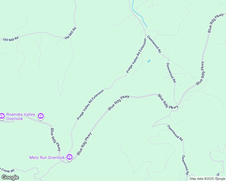 map of restaurants, bars, coffee shops, grocery stores, and more near 6932 Poage Valley Road Extension in Roanoke