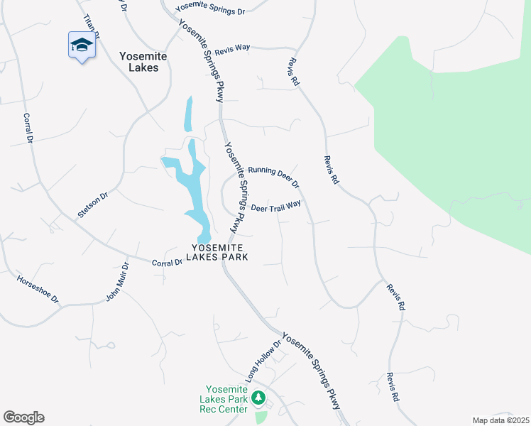 map of restaurants, bars, coffee shops, grocery stores, and more near 43096 Deer Trail Way in Coarsegold
