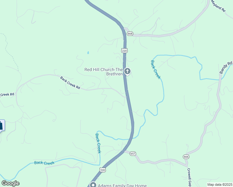 map of restaurants, bars, coffee shops, grocery stores, and more near 6140 Back Creek Road in Boones Mill