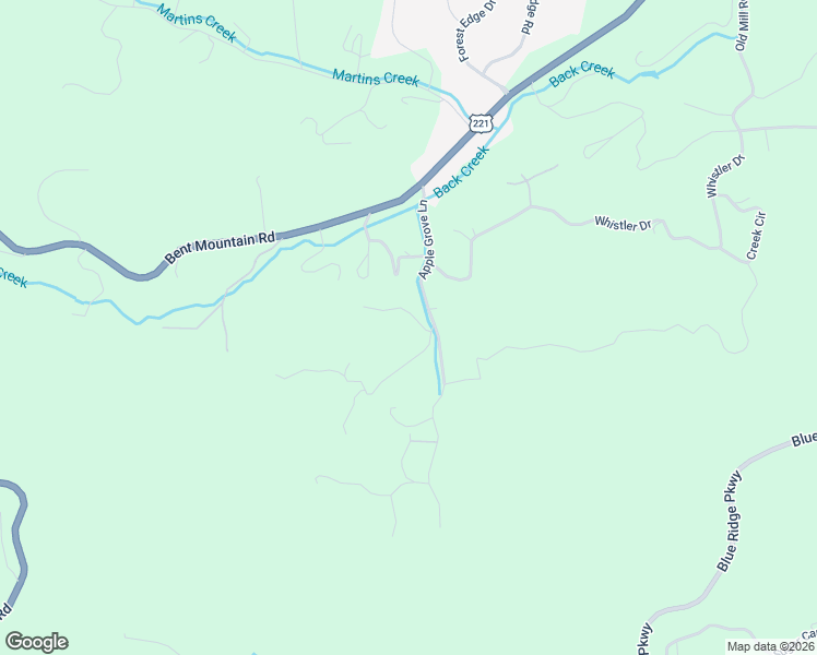 map of restaurants, bars, coffee shops, grocery stores, and more near 7523 Apple Grove Lane in Roanoke