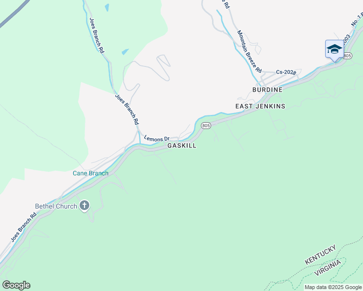 map of restaurants, bars, coffee shops, grocery stores, and more near in Jenkins