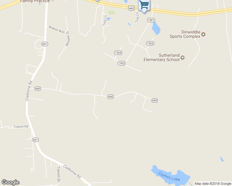map of restaurants, bars, coffee shops, grocery stores, and more near 20310 Harris Drive in Sutherland