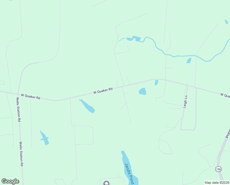 map of restaurants, bars, coffee shops, grocery stores, and more near 6512 West Quaker Road in Disputanta