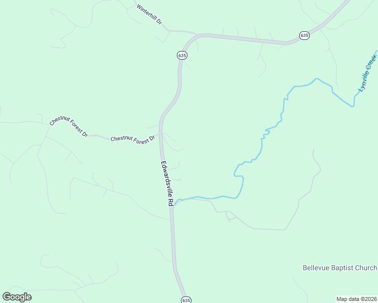 map of restaurants, bars, coffee shops, grocery stores, and more near 5932 Edwardsville Road in Hardy