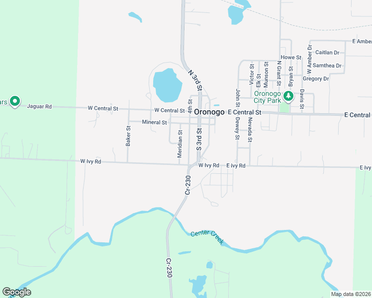 map of restaurants, bars, coffee shops, grocery stores, and more near 201-211 Meridian Street in Oronogo