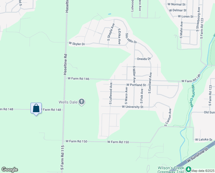 map of restaurants, bars, coffee shops, grocery stores, and more near 4891 West Portland Street in Springfield