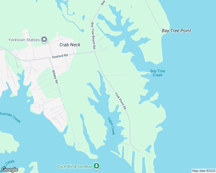 map of restaurants, bars, coffee shops, grocery stores, and more near 316 York Point Road in Seaford