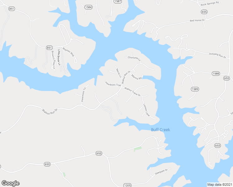 map of restaurants, bars, coffee shops, grocery stores, and more near 221 Walnut Run in Hardy