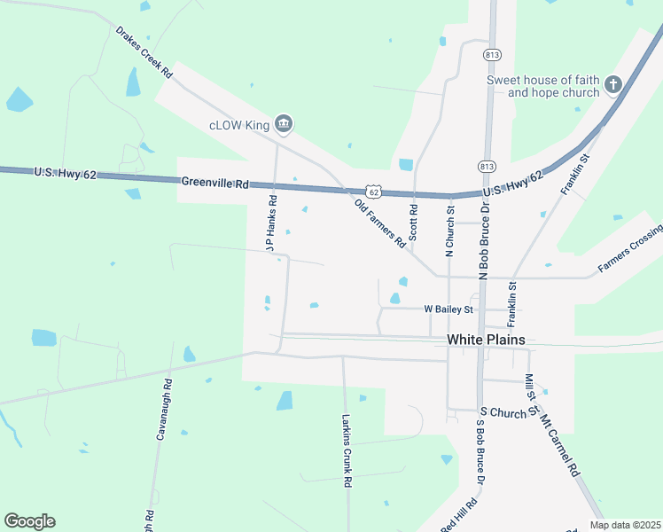 map of restaurants, bars, coffee shops, grocery stores, and more near 200-340 J P Hanks Road in White Plains