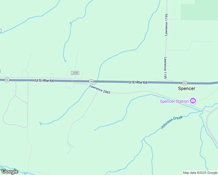 map of restaurants, bars, coffee shops, grocery stores, and more near 18928 Lawrence 2062 in Miller
