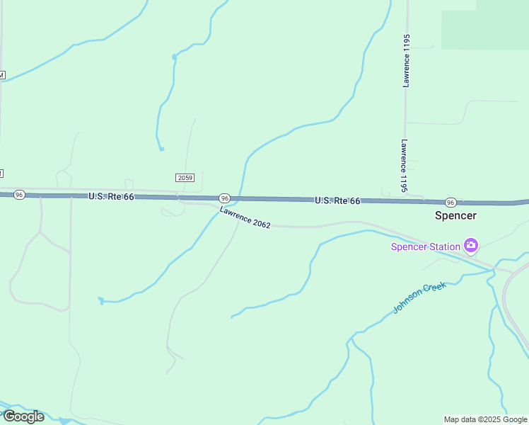 map of restaurants, bars, coffee shops, grocery stores, and more near 18928 Lawrence 2062 in Miller