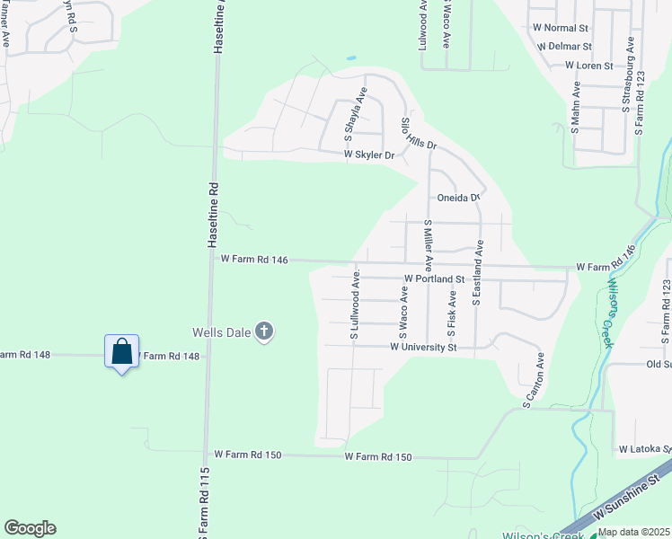 map of restaurants, bars, coffee shops, grocery stores, and more near 4891 West Portland Street in Springfield