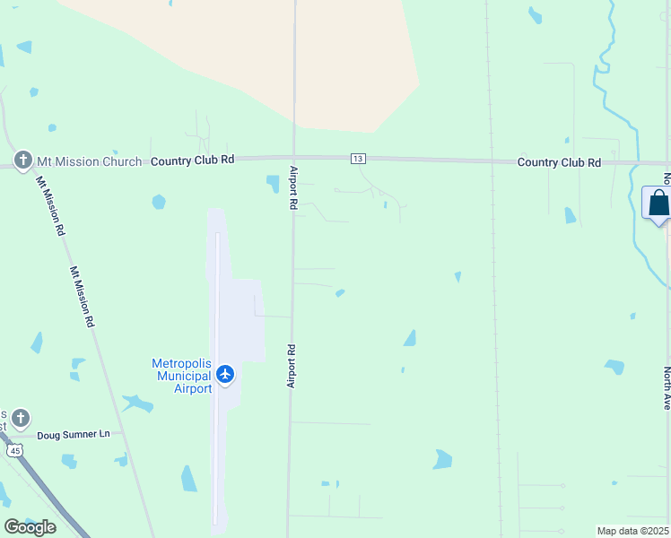 map of restaurants, bars, coffee shops, grocery stores, and more near 4098 Shady Oaks Ln in Metropolis