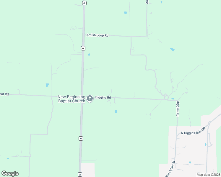 map of restaurants, bars, coffee shops, grocery stores, and more near 2104 Diggins Road in Seymour