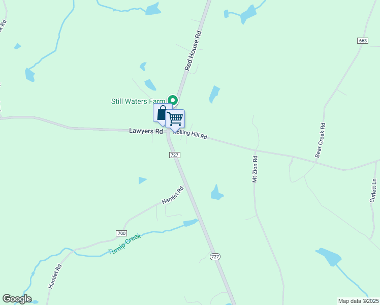 map of restaurants, bars, coffee shops, grocery stores, and more near in Red House