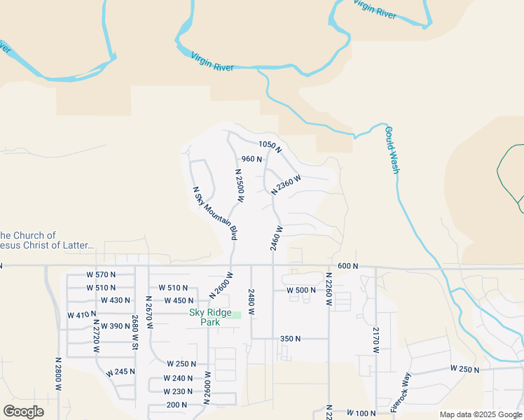 map of restaurants, bars, coffee shops, grocery stores, and more near 2465 West 770 North in Hurricane