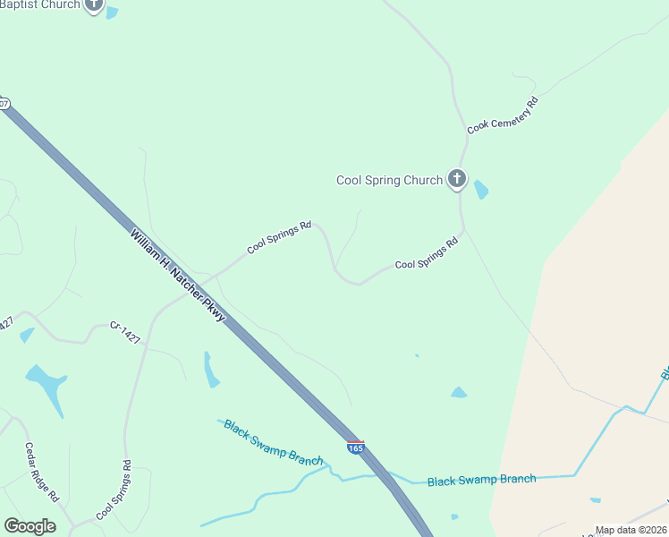 map of restaurants, bars, coffee shops, grocery stores, and more near 1700 Cool Springs Road in Morgantown