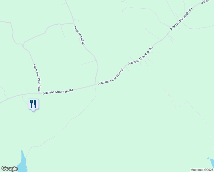 map of restaurants, bars, coffee shops, grocery stores, and more near 5102 Johnson Mountain Road in Huddleston