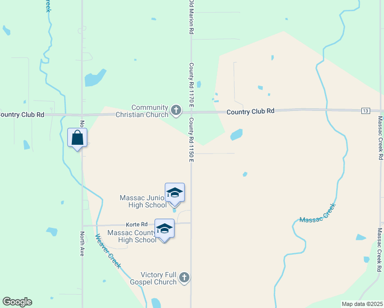 map of restaurants, bars, coffee shops, grocery stores, and more near 4620 Pinewood Lane in Metropolis
