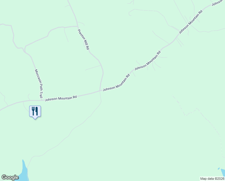 map of restaurants, bars, coffee shops, grocery stores, and more near 5102 Johnson Mountain Road in Huddleston