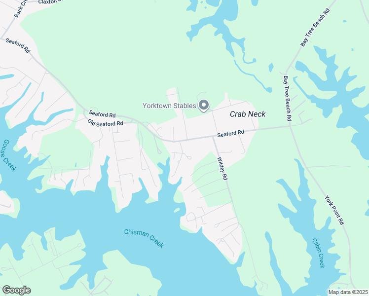 map of restaurants, bars, coffee shops, grocery stores, and more near 3608 Seaford Road in Seaford