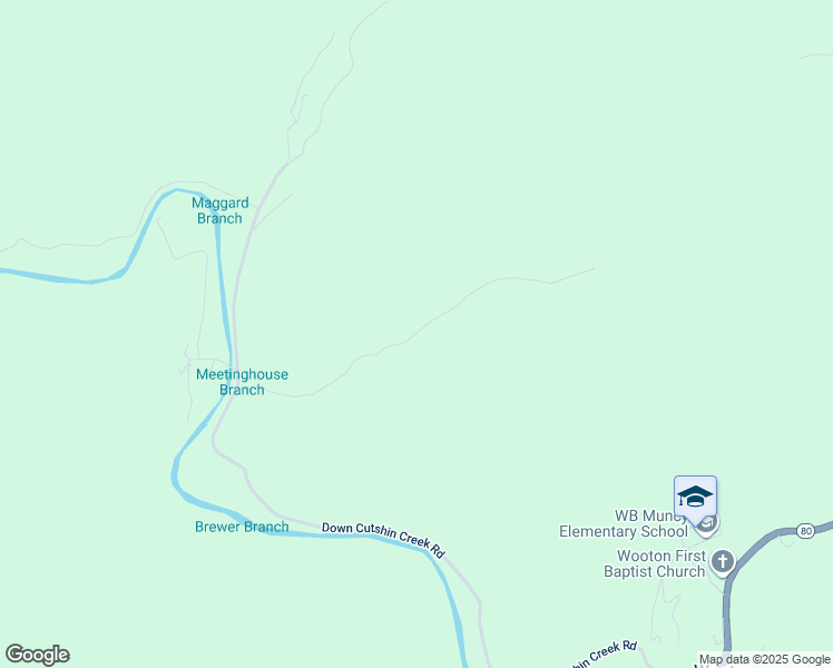 map of restaurants, bars, coffee shops, grocery stores, and more near Cutshin Creek Road in Leslie County