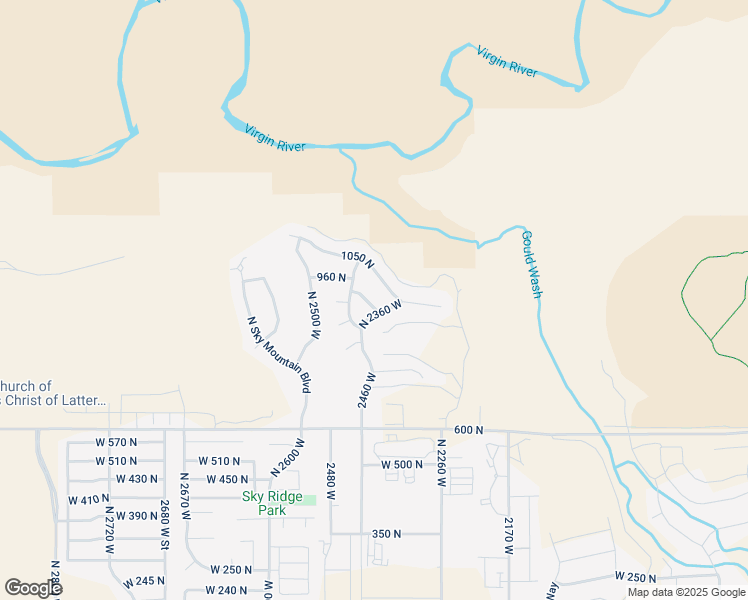 map of restaurants, bars, coffee shops, grocery stores, and more near 2402 960 North in Hurricane