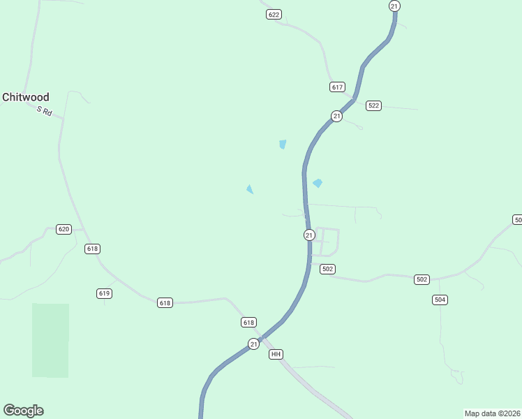 map of restaurants, bars, coffee shops, grocery stores, and more near 60797 Missouri 21 in Ellington