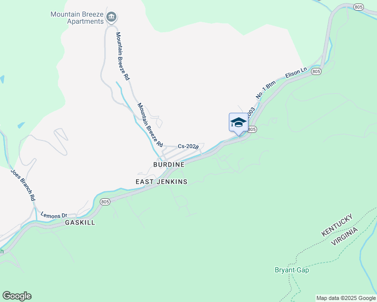 map of restaurants, bars, coffee shops, grocery stores, and more near 152 No 2 Bottom Road in Jenkins