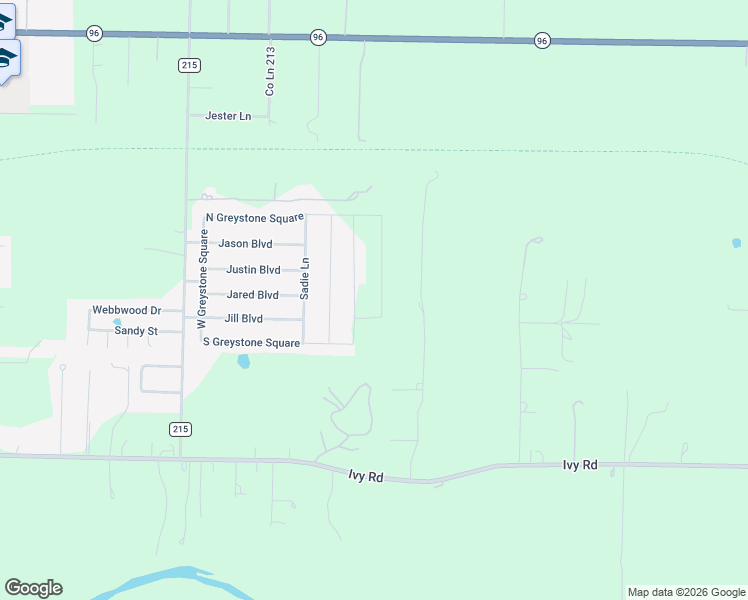 map of restaurants, bars, coffee shops, grocery stores, and more near 300-336 Sadie Lane in Webb City