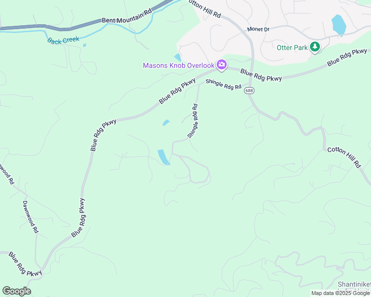 map of restaurants, bars, coffee shops, grocery stores, and more near 6642 Shingle Ridge Road in Roanoke