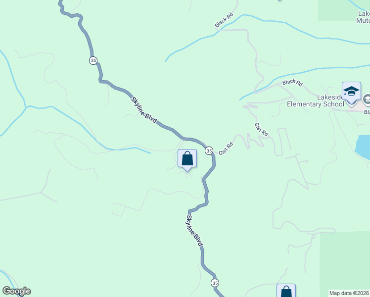 map of restaurants, bars, coffee shops, grocery stores, and more near 181 Spring Water Lane in Los Gatos