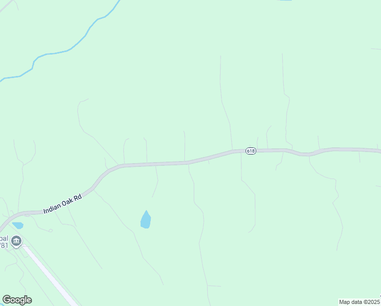 map of restaurants, bars, coffee shops, grocery stores, and more near 2297 Indian Oak Road in Crewe