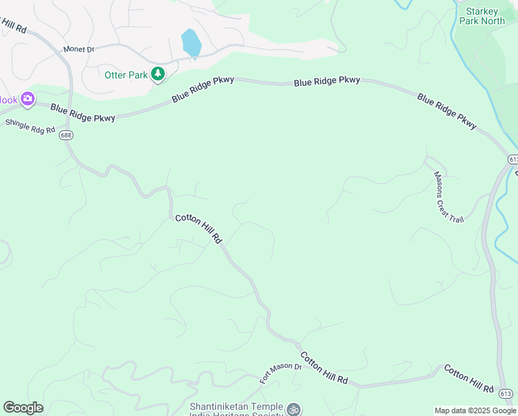 map of restaurants, bars, coffee shops, grocery stores, and more near 6858 Briar Ridge Circle in Roanoke