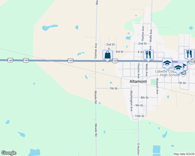 map of restaurants, bars, coffee shops, grocery stores, and more near 618-622 Gartner Avenue in Altamont