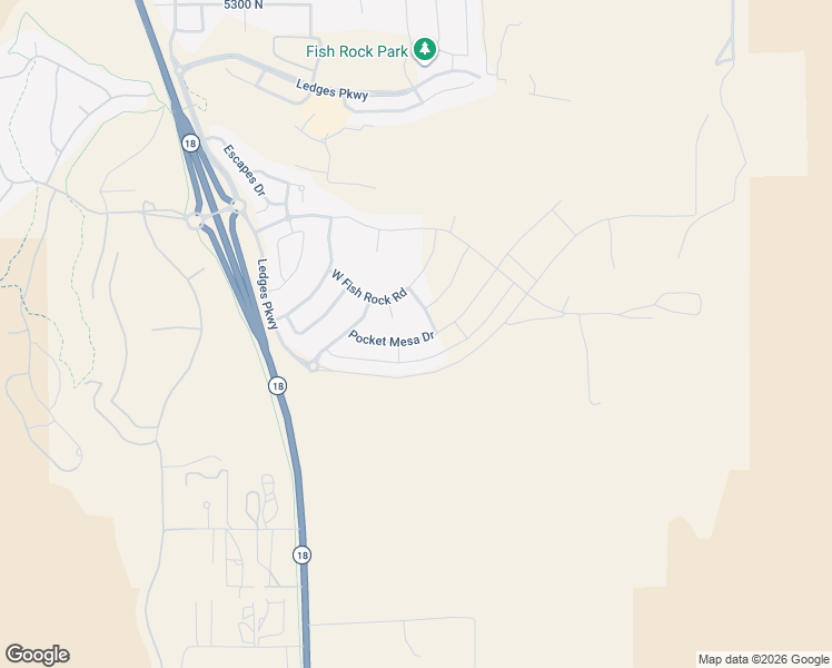 map of restaurants, bars, coffee shops, grocery stores, and more near Ledges South Parkway in St. George